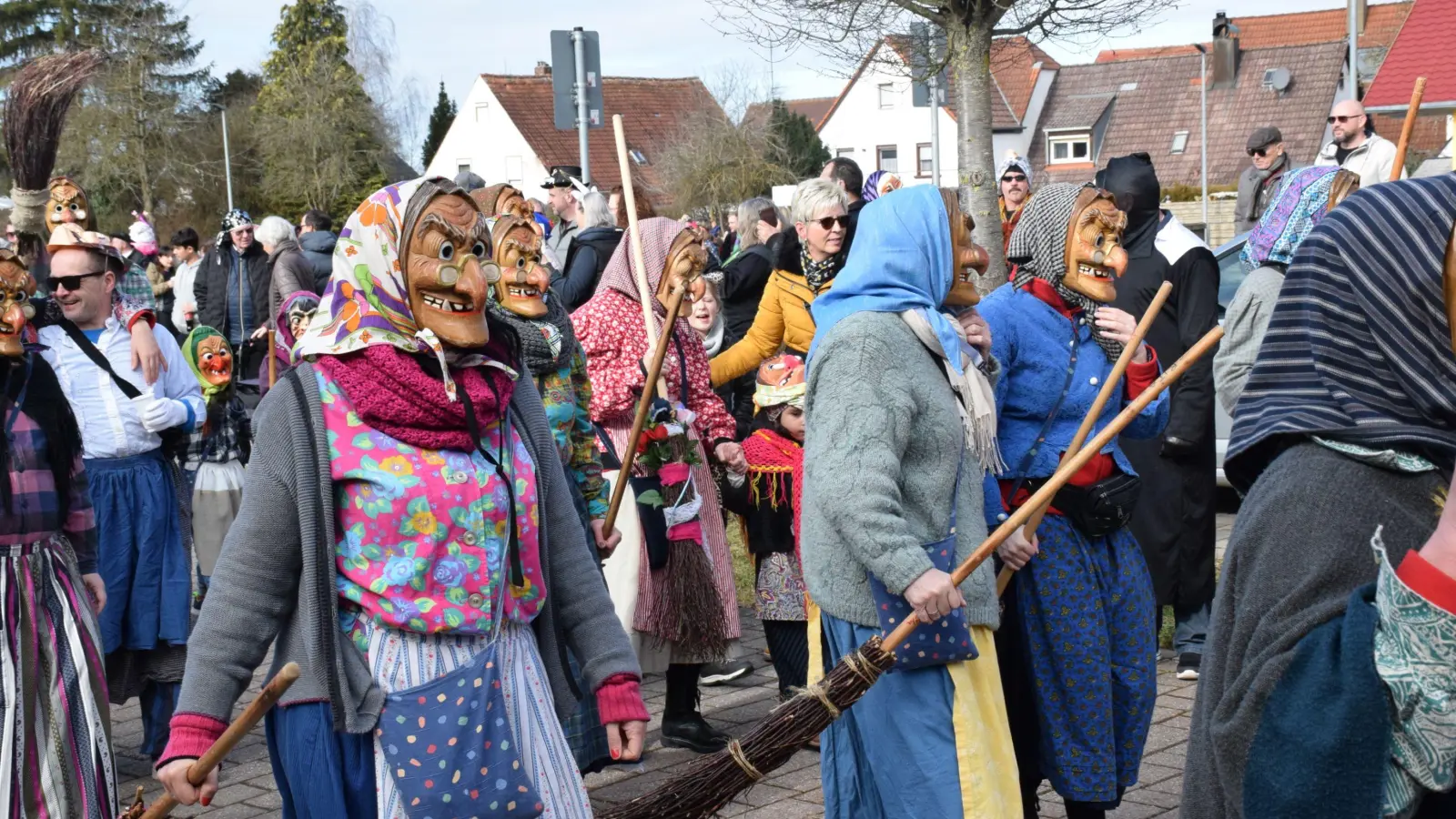 In Schopfloch sind an Fasching die Druden los. (Foto: Philipp Zimmermann)