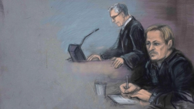 Nach dem Prozess: Marius Borg Høiby muss in der U-Haft auf das Urteil warten.  (Foto: Ane Hem/NTB Scanpix Pool/AP/dpa)