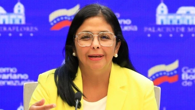 Die venezolanische Regierung unter Delcy Rodríguez hat den Austritt ihres Landes beim Internationalen Gerichtshof erklärt. (Archivbild) (Foto: Jhonn Zerpa/Presidencia Miraflores/dpa)