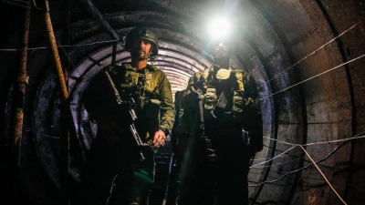 Israelische Soldaten haben eigenen Angaben zufolge das größte Hamas-Tunnelnetz gefunden. (Foto: Ariel Schalit/AP/dpa)