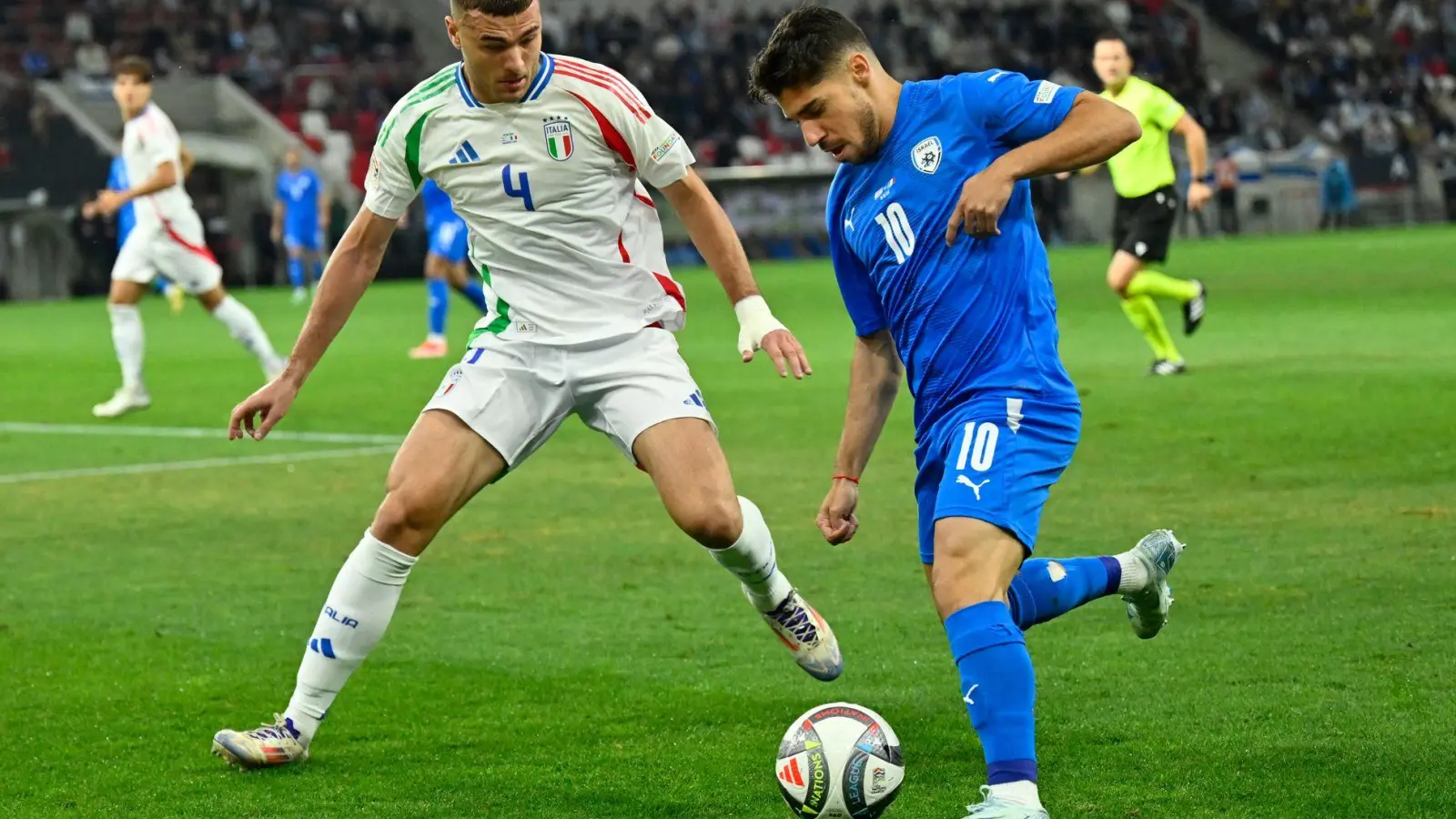 Vor gut zwei Wochen spielte Israel noch gegen Italien. (Foto: Denes Erdos/AP/dpa)