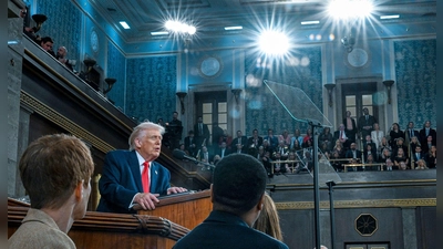 Kongressabgeordnete schieben Trumps Vorgehen im Iran keinen Riegel vor. (Archivbild). (Foto: Kenny Holston/Pool The New York Times/AP/dpa)