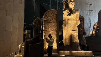 Das Große Ägyptische Museum ist schon im Probebetrieb, doch die große offizielle Eröffnung steht noch aus. (Archivbild) (Foto: Gehad Hamdy/dpa)