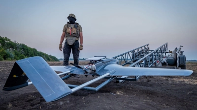 Die Ukraine setzt für ihre Angriffe auf Ziele in Russland zumeist auf Drohnen. (Symbolbild) (Foto: Dan Bashakov/AP/dpa)