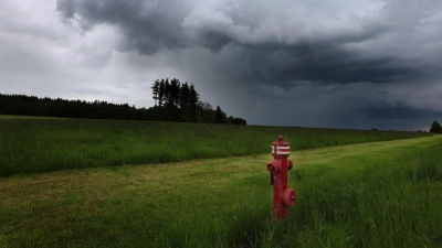 Hydranten finden sich auch im ländlichen Raum, hier ein Exemplar im Allgäu. In Niederbayern hat sich ein Landwirt mit dem Anzapfen eines Hydranten ein Strafverfahren nicht nur wegen Diebstahls eingehandelt. (Symbolbild)  (Foto: Karl-Josef Hildenbrand/dpa)