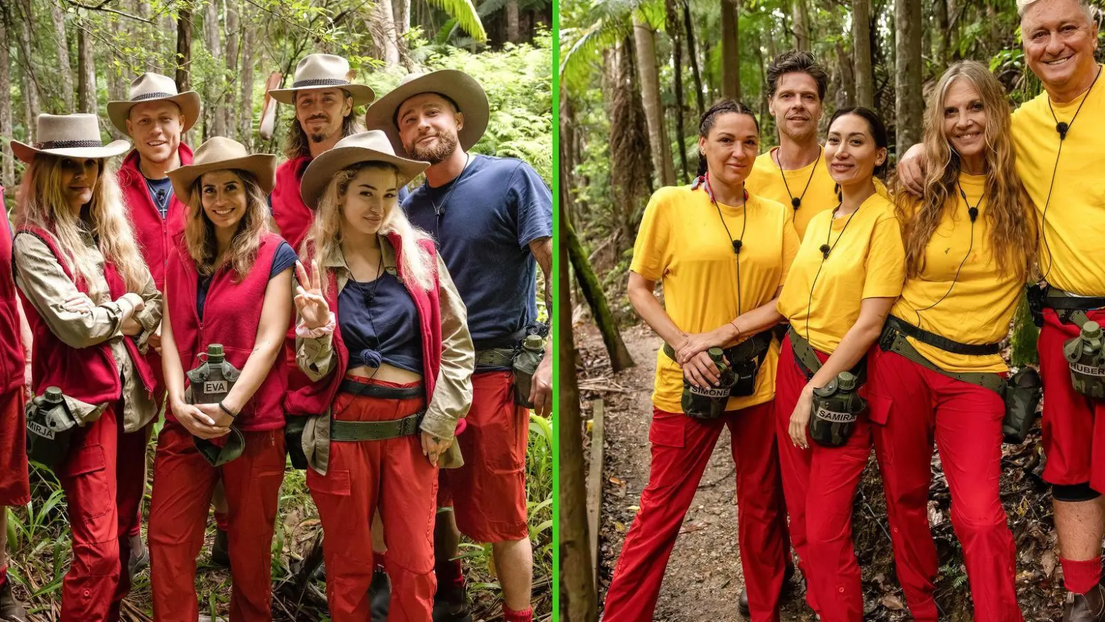 Die Bewohner des Dschungelcamps wohnen seit dem zweiten Tag alle zusammen.  (Foto: Patrick Heffels/RTL/dpa)