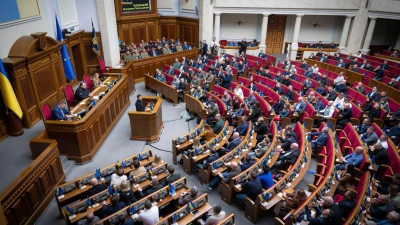 Trotz des laufenden Krieges tagt das ukrainische Parlament weiter. (Archivbild) (Foto: Press Service Of The President O/Press Service Of The President Of Ukraine/dpa)