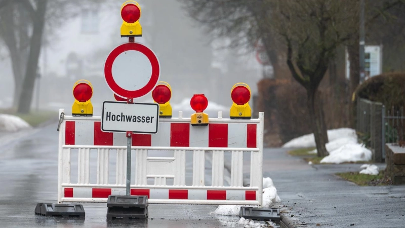 Hochwasserwarnungen in Westmittelfranken: Zwei Messstationen vermelden die Warnstufe 2 im Landkreis Ansbach (Stand: 23. Februar; 12:00). (Archivbild: Mirko Fryska)