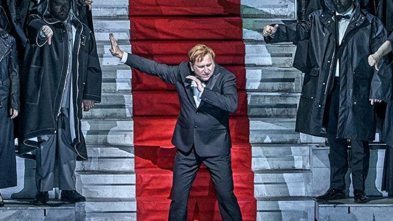 Andreas Schager überzeugte als Diktator. (Foto: Enrico Nawrath/Bayreuther Festspiele/dpa)
