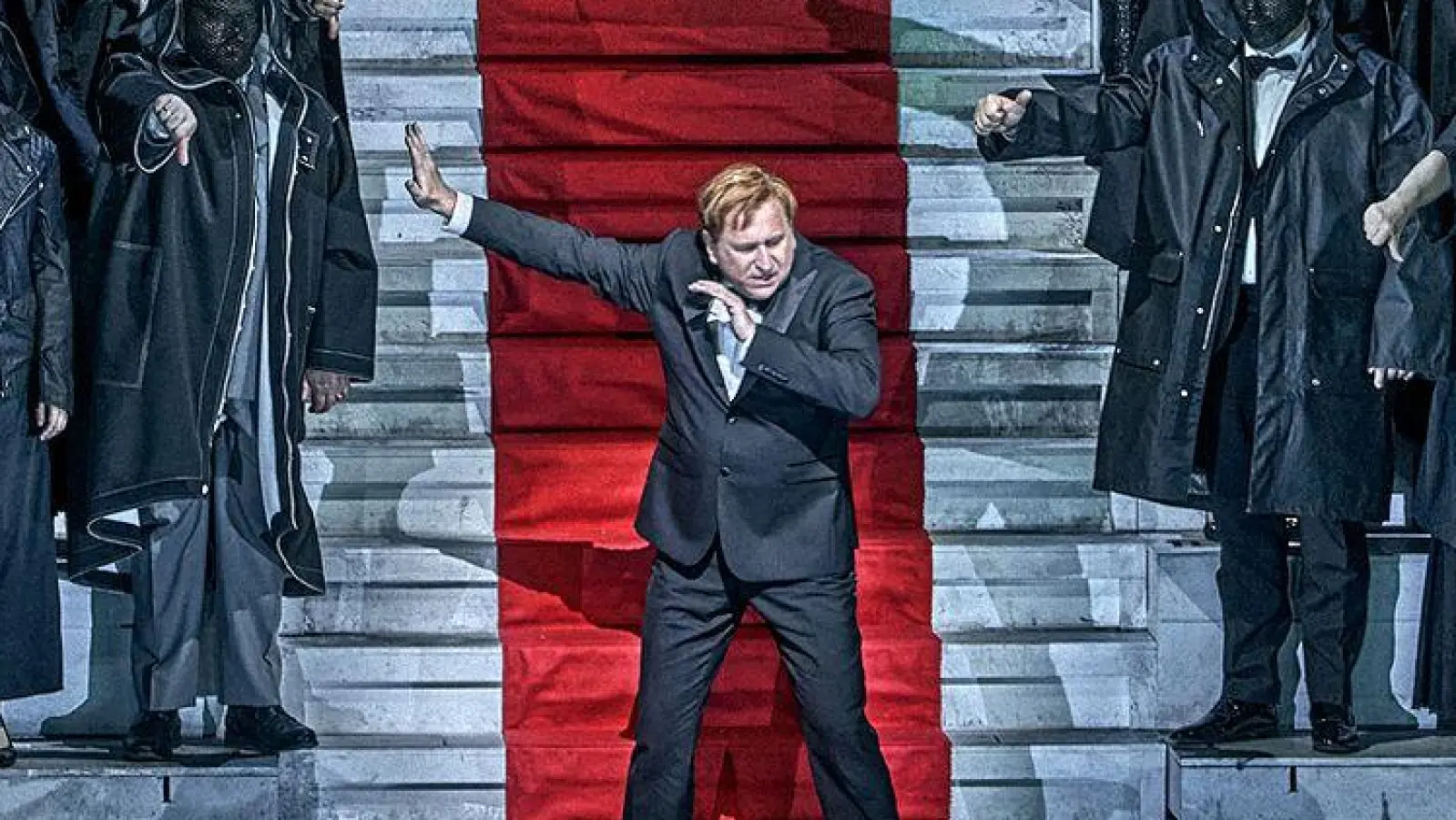 Andreas Schager überzeugte als Diktator. (Foto: Enrico Nawrath/Bayreuther Festspiele/dpa)