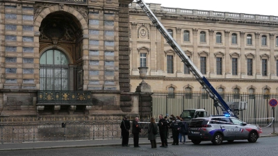 Die Polizei ist vor Ort.  (Foto: Dimitar Dilkoff/AFP/dpa)