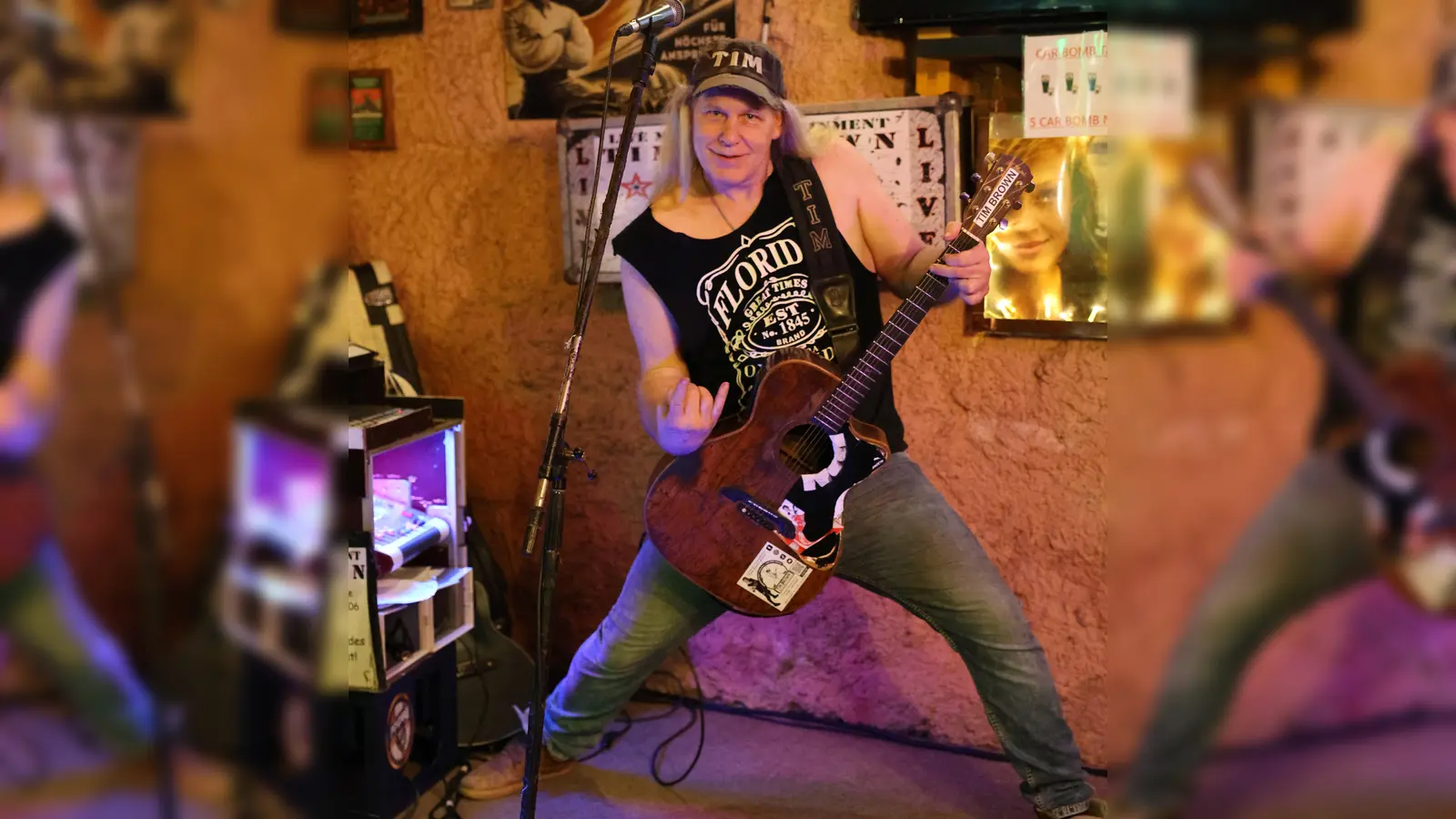 In die rockige Richtung ging es auch bei Tim Brown im Flyer Pub&nbsp;– für die Ausdauernden bis 2 Uhr nachts. (Foto: Zeynel Dönmez)