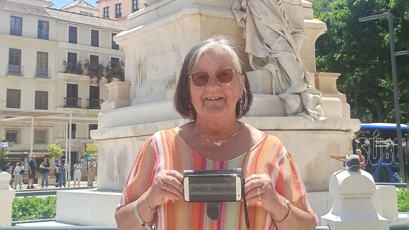 Ingrid und Peter Seiffert aus Leutershausen genossen ihren Urlaub in Malaga an der Costa del Sol. (Foto: Peter Seiffert)