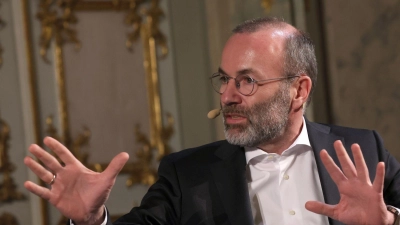 Manfred Weber grenzt sich erneut gegen die AfD ab.  (Foto: Karl-Josef Hildenbrand/dpa)