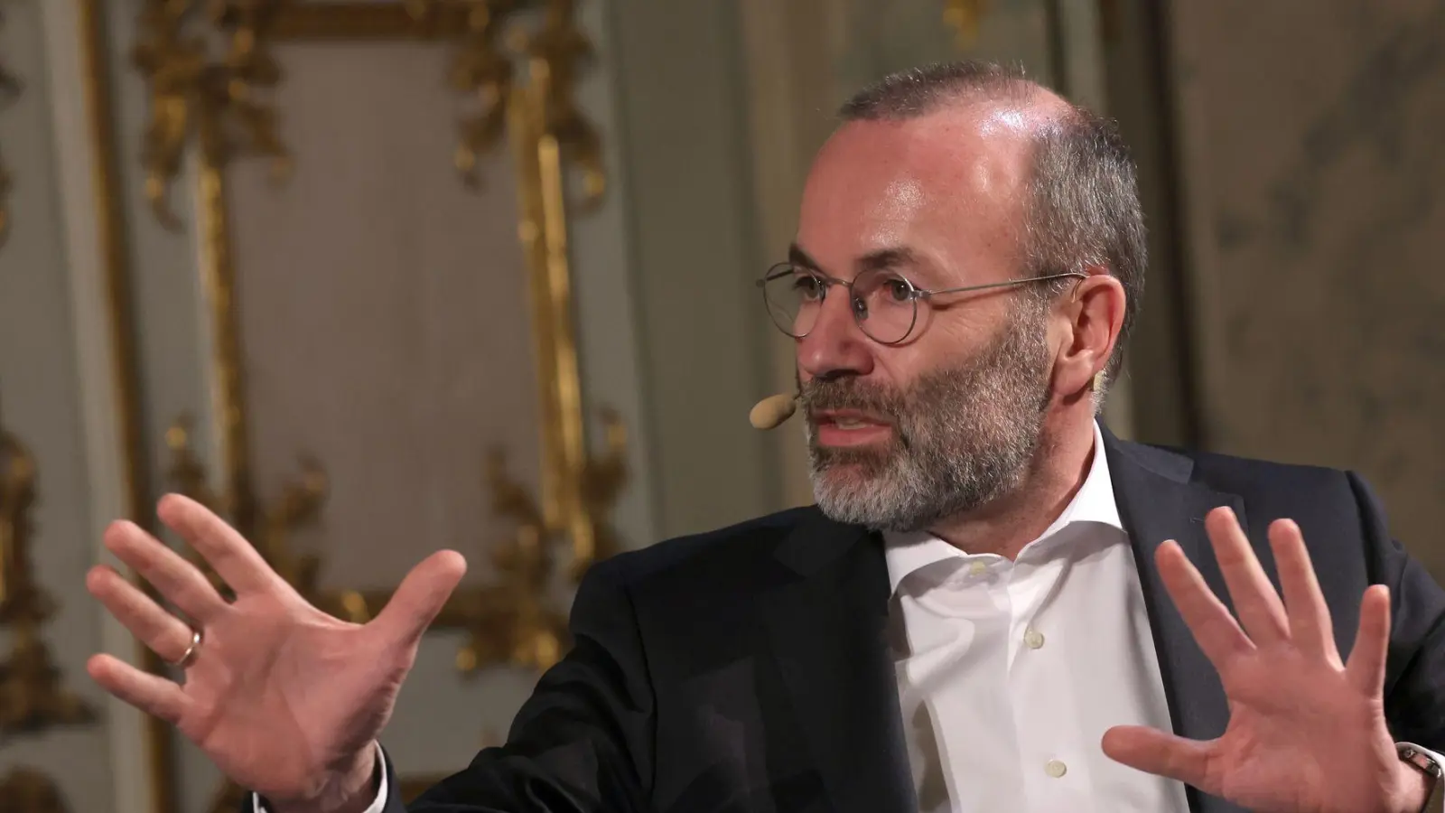 Manfred Weber grenzt sich erneut gegen die AfD ab.  (Foto: Karl-Josef Hildenbrand/dpa)