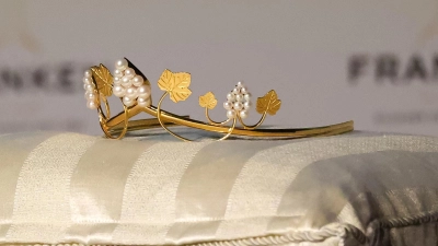 Die Krone der Fränkischen Weinkönigin.  (Foto: Rudi Merkl)