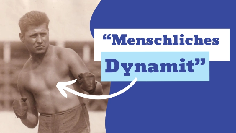 Benno Kreuzer aus Herrieden machte sich unter dem Namen Benny Krueger als Boxer einen Namen in den USA. (Grafik: FLZ/Repro: Rudolf Eder)