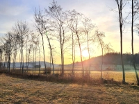 Ein strahlender Tagesbeginn - gesehen bei Lohr (Foto: Heinz Schopf)