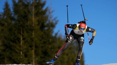 Vanessa Voigt fiel im Jagdrennen zurück.  (Foto: Matthias Schrader/AP/dpa)