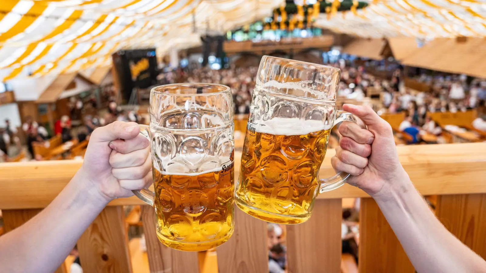 Rund 1,25 Millionen Menschen haben das Gäubodenvolksfest in Straubing besucht. (Archivbild) (Foto: Armin Weigel/dpa)