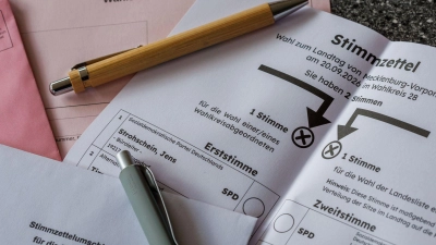 In wenigen Tagen öffnen die Wahllokale in MV für die Landtagswahl. (Symbolbild) (Foto: Jens Büttner/dpa)
