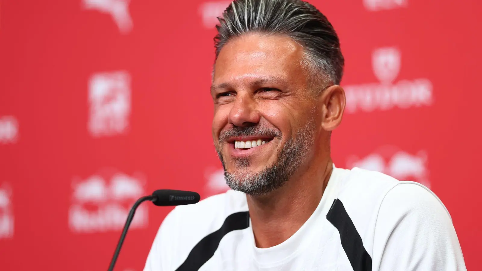 Martín Demichelis wird als neuer Trainer von RB Leipzig vorgestellt. (Foto: Jan Woitas/dpa)