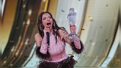 Dara aus Bulgarien hat mit dem Titel „Bangaranga“ den 70. ESC gewonnen. (Foto: Georg Hochmuth/APA/dpa)
