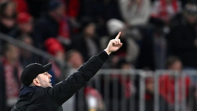 Ole Werner war nach dem 0:2 beim FC Bayern wütend auf die Schiedsrichter. (Foto: Sven Hoppe/dpa)