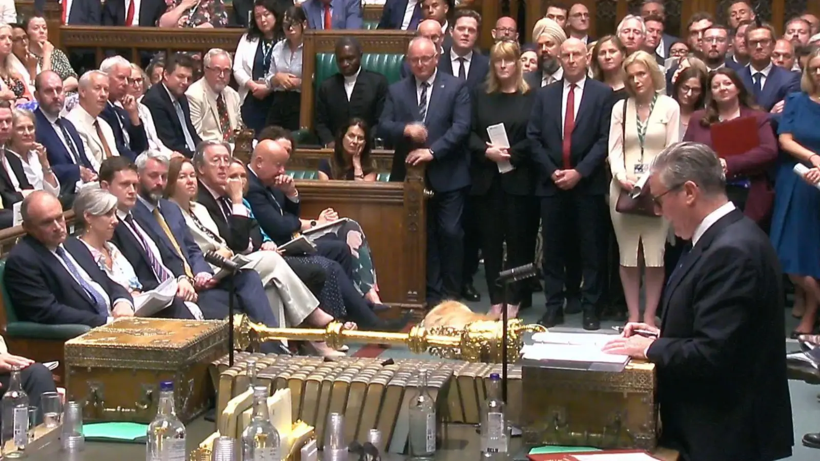 Starmer erlebte seine letzte Fragestunde im britischen Parlament. (Foto: House Of Commons/Uk Parliament/PA Wire/dpa)