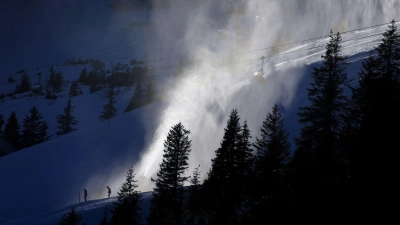 Die Baumaßnahmen im Skigebiet am Fellhorn waren auch politisch ein Streitthema. (Archivbild) (Foto: Karl-Josef Hildenbrand/dpa)