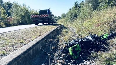 Der 31-Jährige erlag noch an der Unfallstelle seinen schweren Verletzungen. (Foto: Simone Hedler)