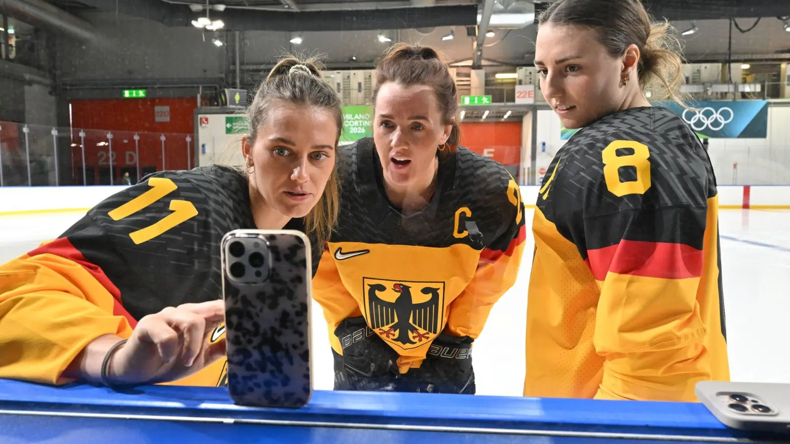 Olympia als Bühne für das Frauen-Eishockey in Deutschland. (Foto: Peter Kneffel/dpa)