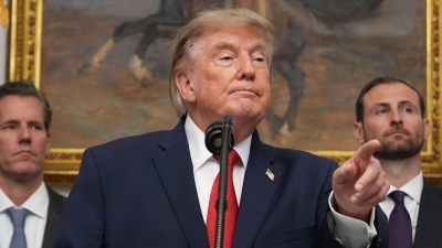Trump kündigt einen Wirtschaftskrieg gegen den Iran an. (Foto: Jacquelyn Martin/AP/dpa)