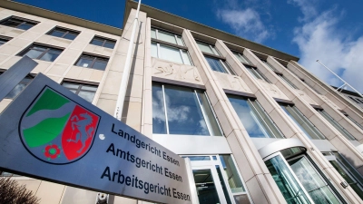 Vor dem Landgericht Essen haben die ersten Zivilprozesse um den Einbruch in die Sparkasse Gelsenkirchen über Weihnachten 2025 begonnen. (Archivbild) (Foto: Bernd Thissen/dpa)