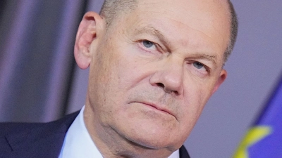 Scholz stellt Vertrauensfrage.  (Foto: Michael Kappeler/dpa)