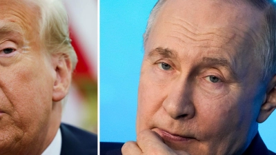 Heute wollen Trump und Putin telefonieren. (Archivbild) (Foto: Pavel Bednyakov/AP/Pool via AP/dpa)