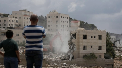 Immer mehr Menschen verlieren im besetzten Westjordanland alles.  (Foto: Majdi Mohammad/AP/dpa)