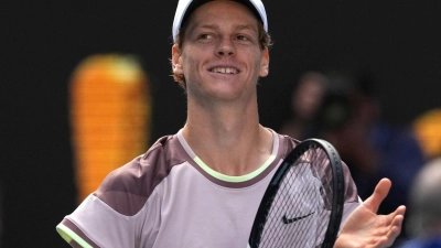 Für den Italiener Jannik Sinner ist es in Australien das erste Grand-Slam-Finale seiner Karriere. (Foto: Alessandra Tarantino/AP)