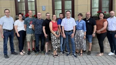 Der neu gewählte Diebacher Gemeinderat mit Bürgermeister Andreas Schott (5. v. r.). (Foto: Gemeinde Diebach)