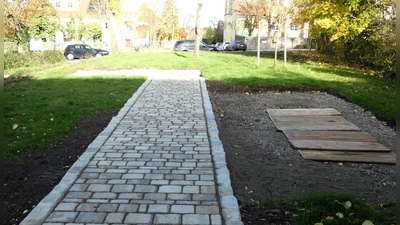 Am Mehrgenerationen-Parcours im Bezoldweg tut sich etwas. Eine Feinstaubmessung ist derweil nicht geplant. (Foto: Karl-Heinz Gisbertz)