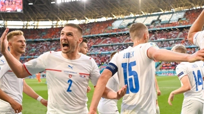 Tschechien steht nach dem überraschenden Sieg gegen die Niederlande im Viertelfinale. (Foto: Robert Michael/dpa-Zentralbild/dpa)