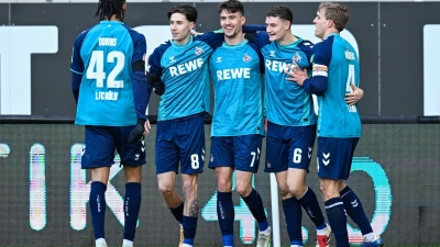 Der 1. FC Köln geht als Zweitliga-Tabellenführer in die Winterpause. (Foto: Uwe Anspach/dpa)