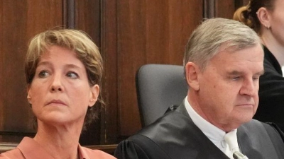 Die Hamburger Unternehmerin Christina Block bestreitet, die Entführung ihrer Kinder aus Dänemark in Auftrag gegeben zu haben.  (Foto: Marcus Brandt/dpa Pool/dpa)