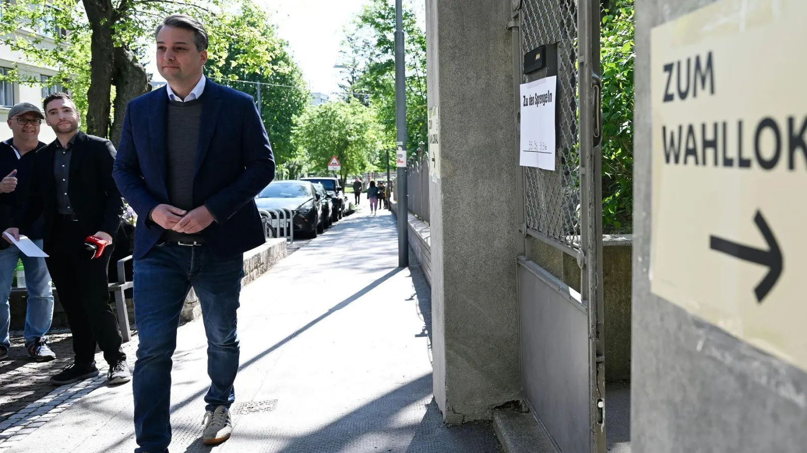 Wiens FPÖ-Spitzenkandidat Dominik Nepp setzte im Wahlkampf auf die Themen Sicherheit und Migration.  (Foto: Helmut Fohringer/APA/dpa)