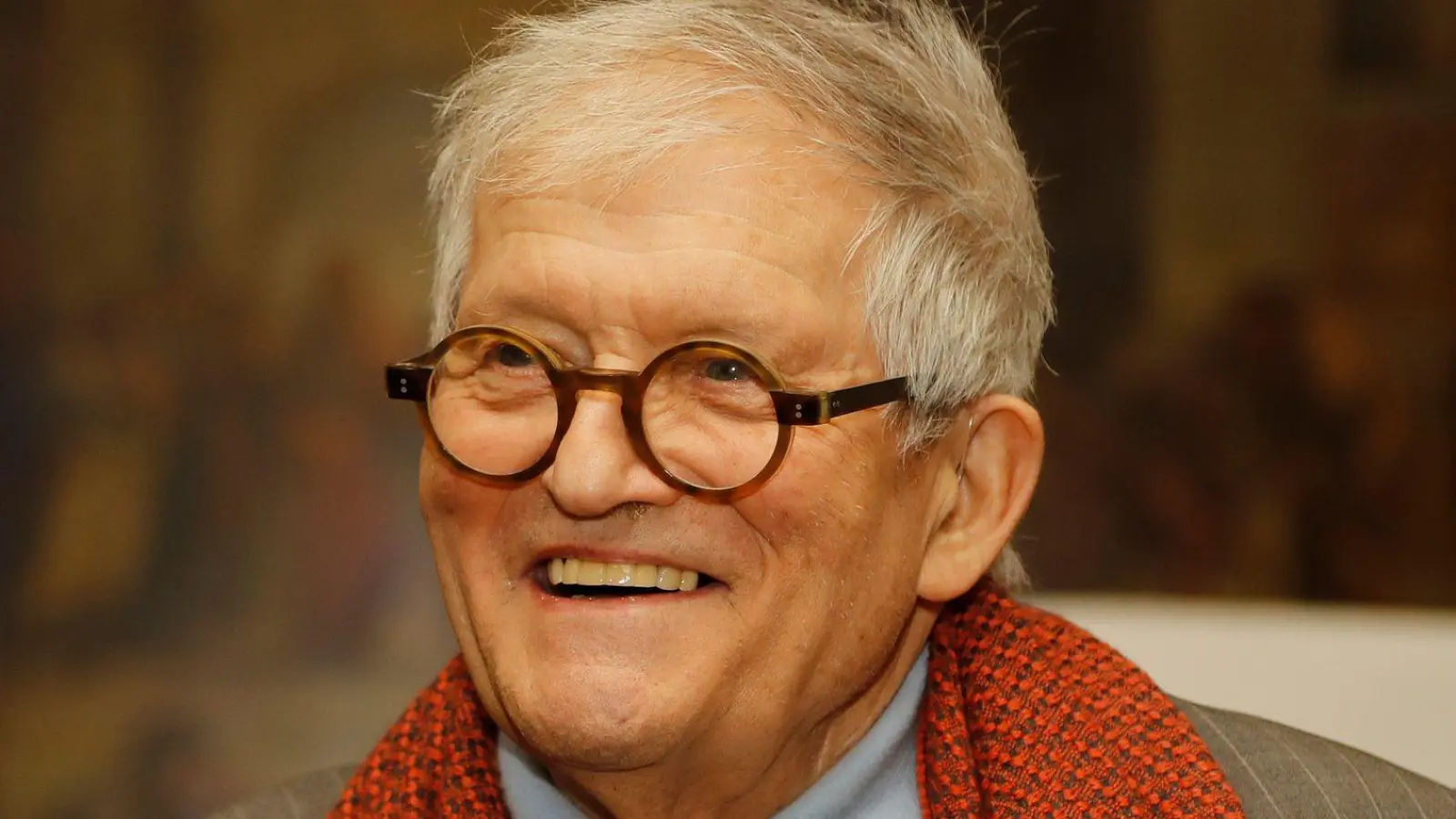 Hockney wurde 88 Jahre alt. (Foto: Frank Augstein/AP/dpa)
