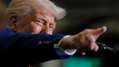 Trump verspricht sich von den neuen Zöllen eine Stärkung der heimischen Industrie. (Archivbild)  (Foto: Julia Demaree Nikhinson/AP/dpa)