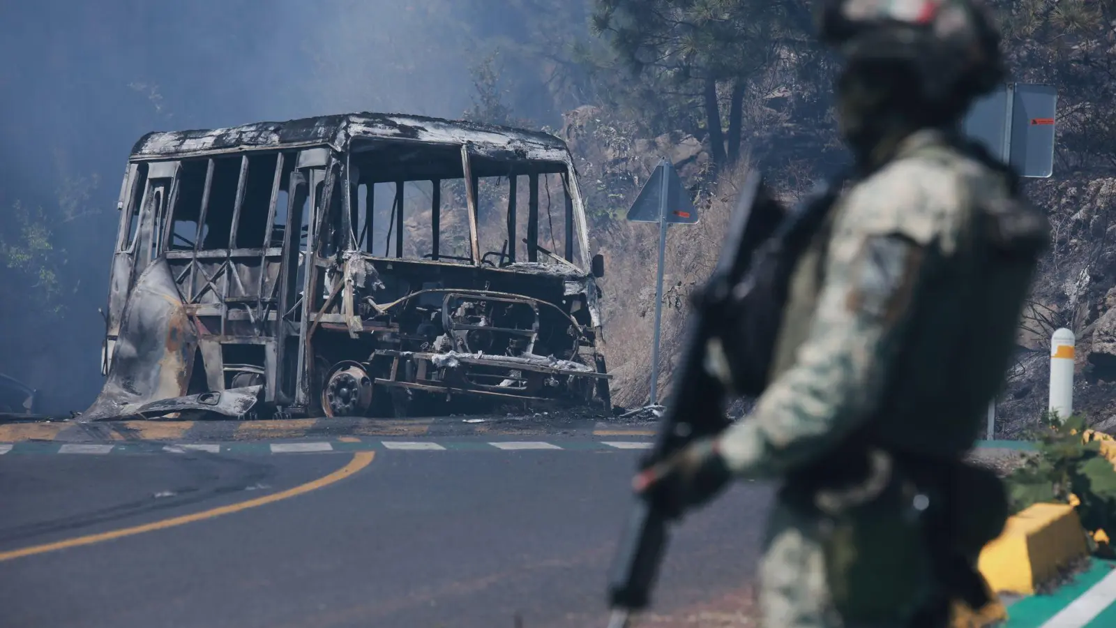 Nach dem Tod des früheren Kartellchefs kam es in Mexiko zu einem Gewaltausbruch. (Archivbild) (Foto: Armando Solis/AP/dpa)