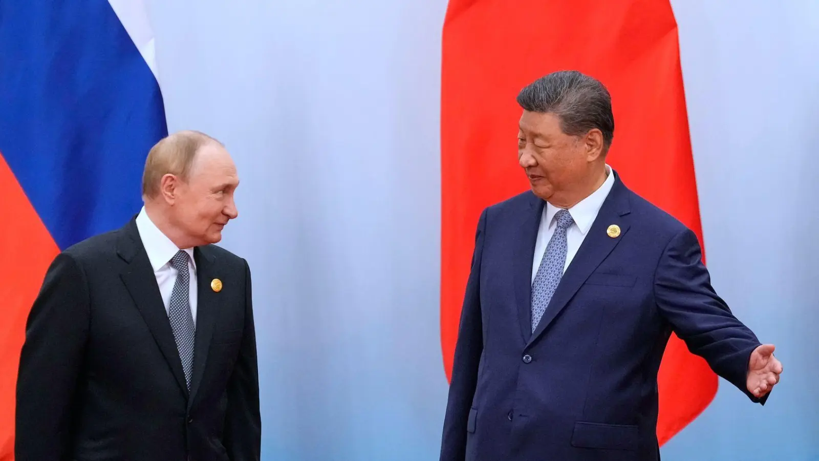 Sehen sich als Verbündete: Xi und Putin. (Foto: Suo Takekuma/Pool Kyodo News/AP/dpa)
