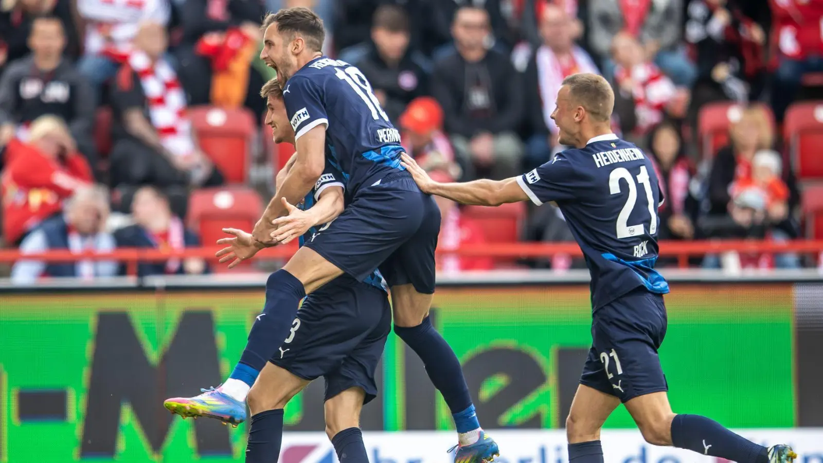 Heidenheim lässt Union Berlin keine Chance  (Foto: Andreas Gora/dpa)