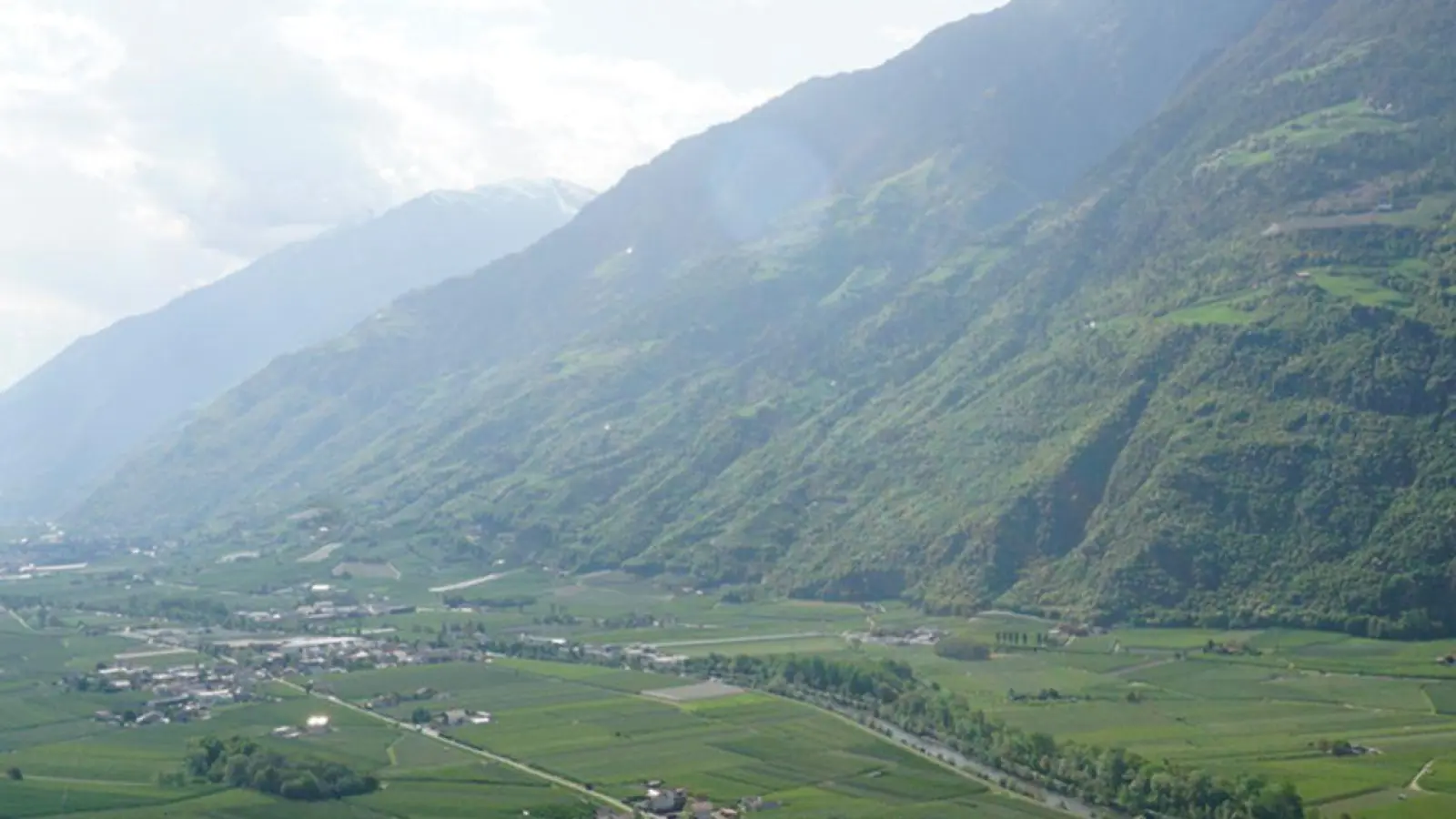 Das untere Vinschgau ist geprägt von Apfelplantagen. (Foto: Carsten Brühl, Rptu/Alpha Galileo/dpa)